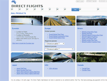 Tablet Screenshot of directflights.railplus.com.au